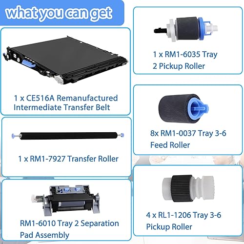Miniatura 5 de CE516A CE516-67901 Kit de transferencia compatible con Laserjet CP5525 M750 M775 CE979-67901 Reemplazo de correa de transferencia para CP5525DN