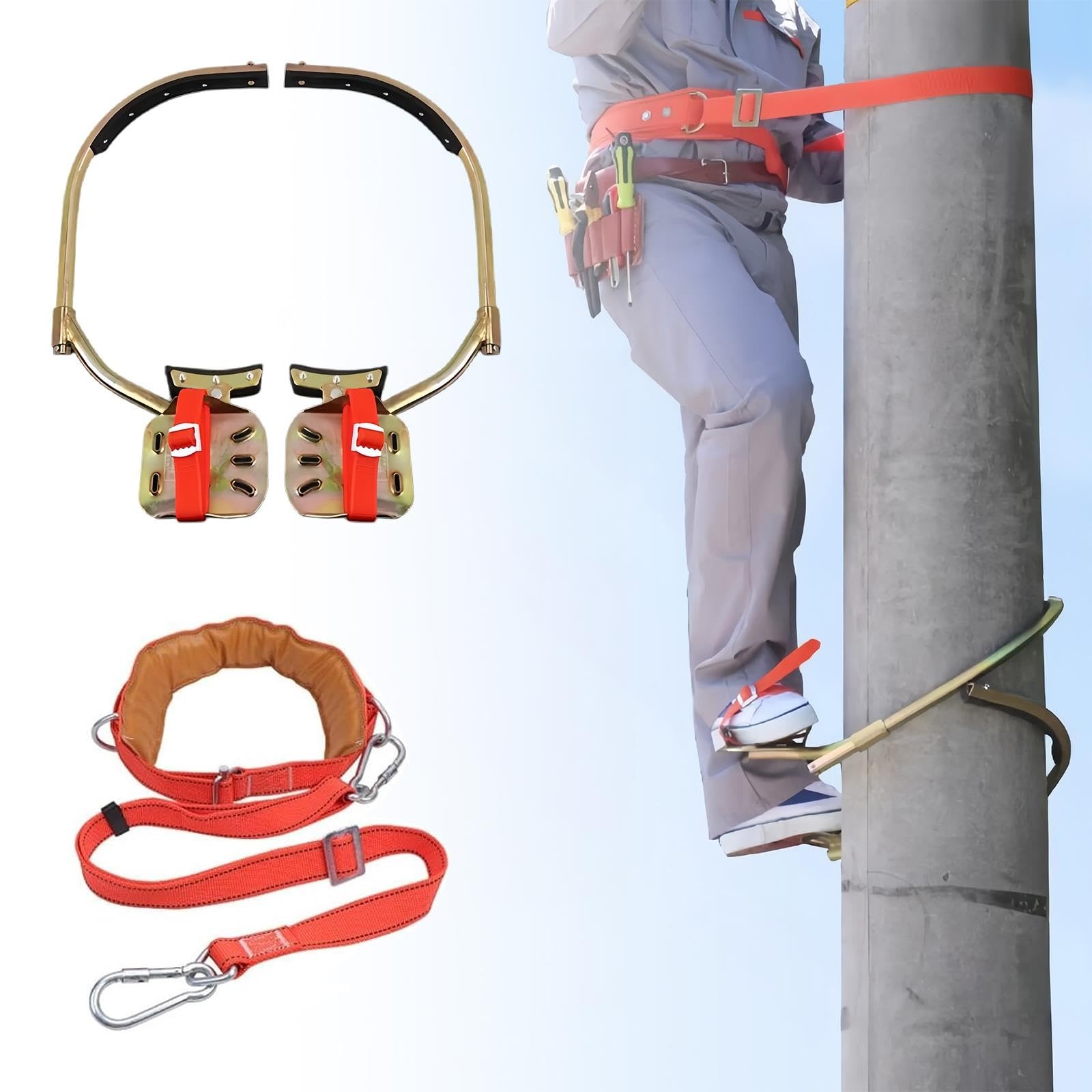 Kit Da Arrampicata Su Palo Da Elettricista, Artefatti Arrampicata Su Albero