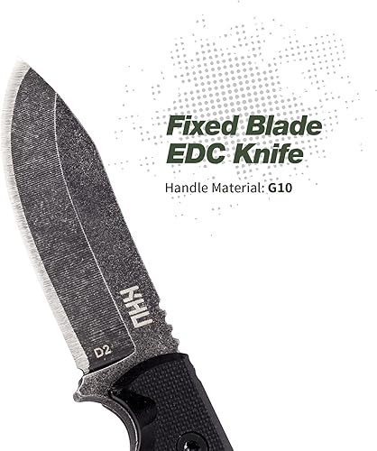 Miniatura 4 de KHU Cuchillo de cuello de hoja fija edc cuchillo - collar de cuchillo mini cuchillo de supervivencia cuchillos de cuello cuchillo de hoja fija con