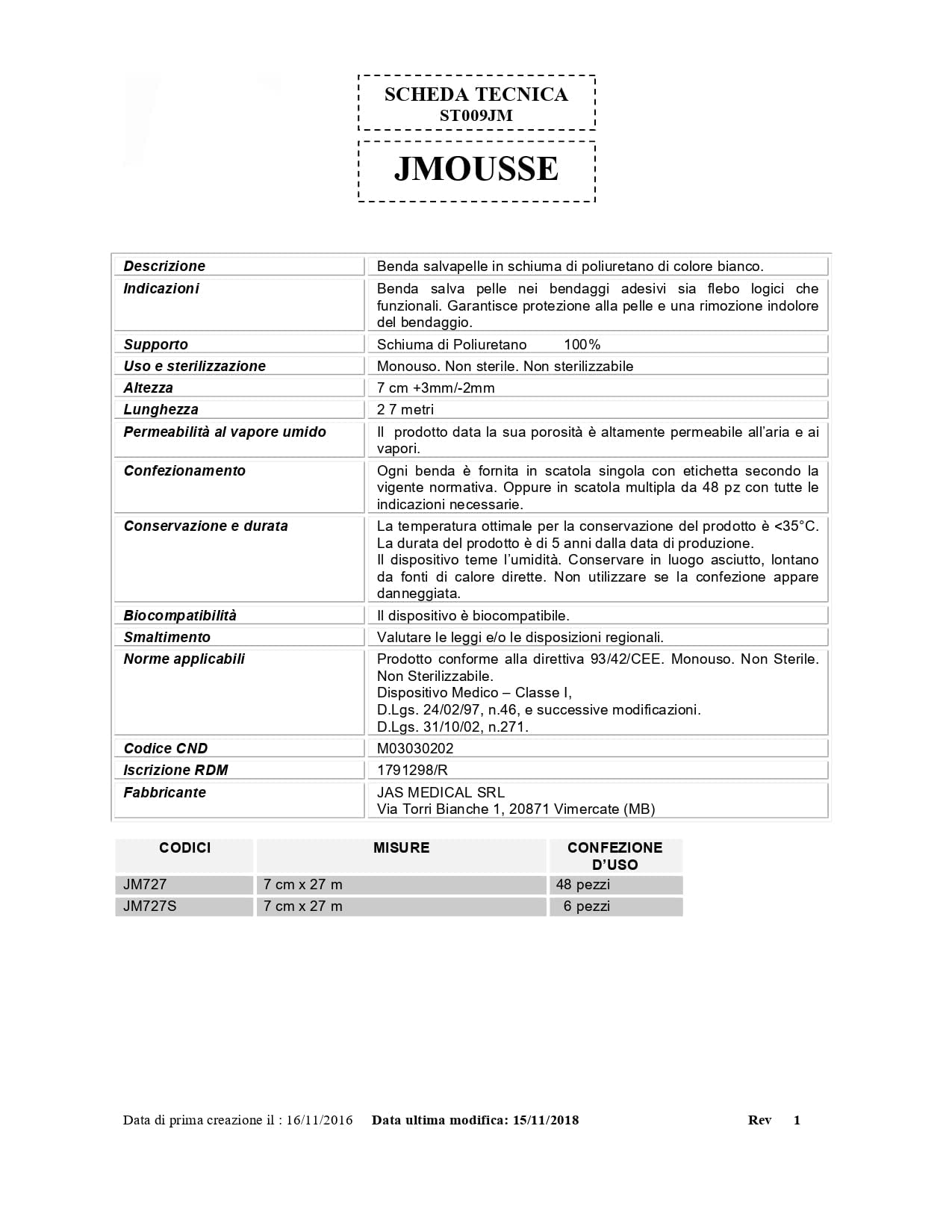 SPAS SRL SALVAPELLE Sport Tape cm 7x27,5 mt - Bendaggio SALVAPELLE