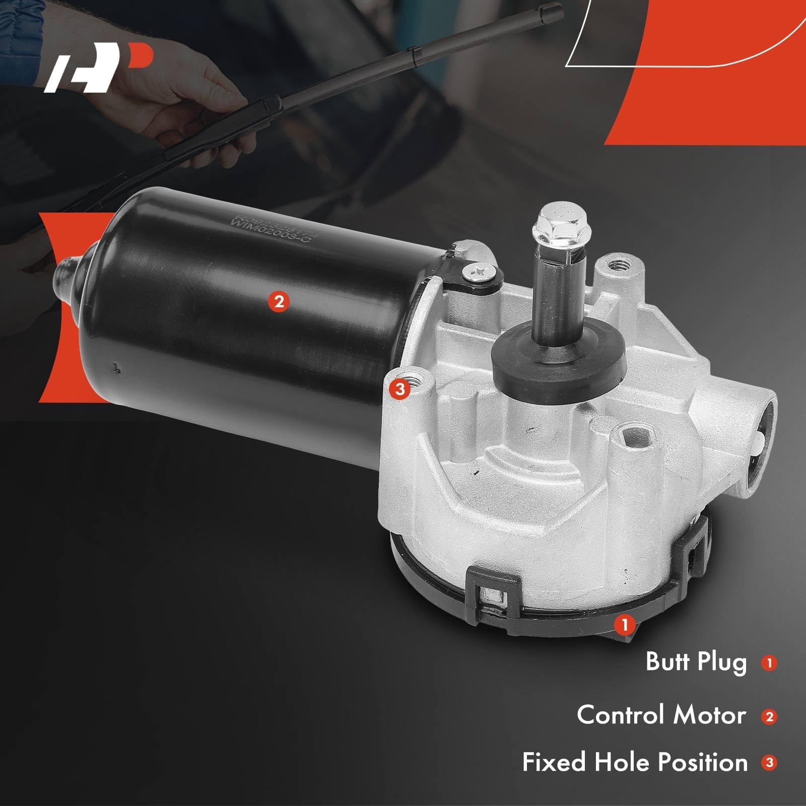 A-Preiu Front Windshield Wiper Otor Copatible With Ford E-150, E - Foto 11