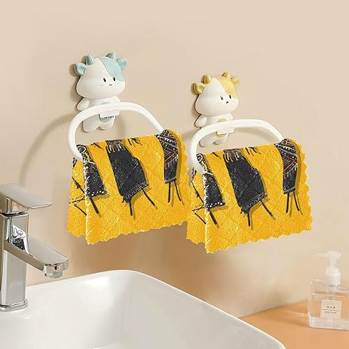 Miniatura 6 de African Women Jugs Set of 6 Quick Dry Dish Clothes for Washing Dishes Decorative Quality Dish Tea Towels for Bathroom Sink