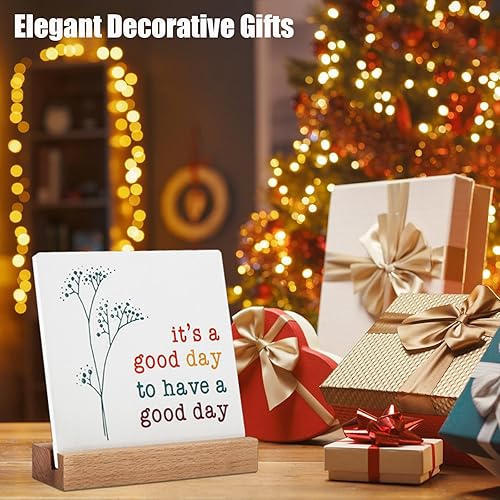 Miniatura 7 de Decoración positiva para oficina en casa, regalos motivacionales para mujeres, letrero It's a Good Day arte decorativo inspiracional de escritorio,