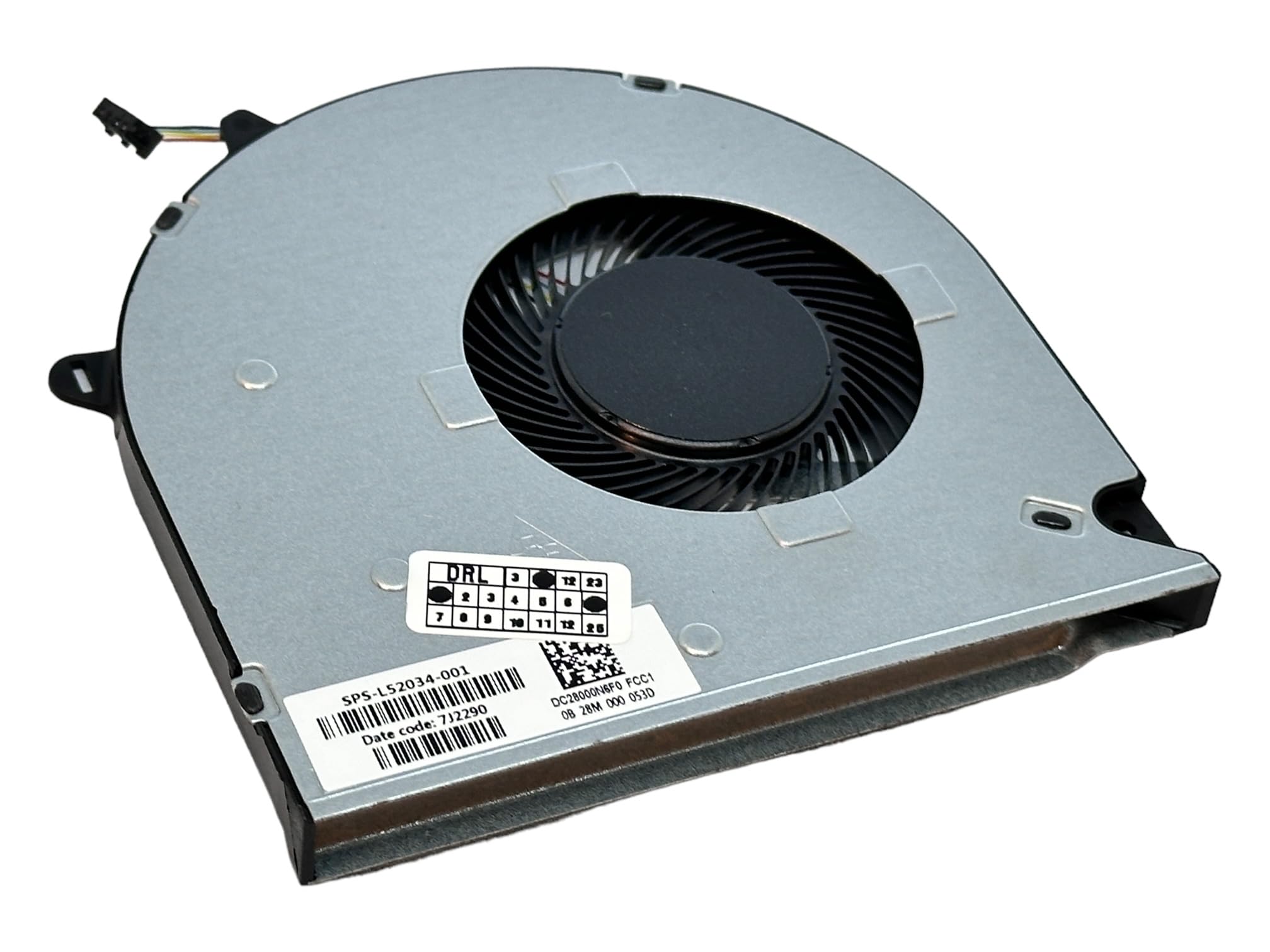 Sostituzione del radiatore per CPU HP 250 G8, 255 G8, 256 G8, 250 G9, 255 G9, 256 G9, 15-DW, 15T-DW, 15S-DR, 15S-DU, 15S-DY, 15-GW, 15Z-GW, 15S-GR, 15S-GU, 15S-GG Y, modello Y, DC28 000N6F0