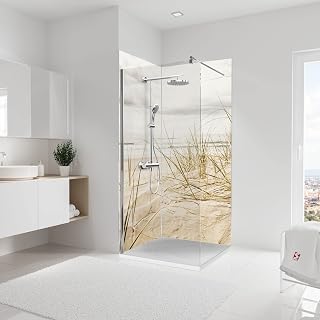 Schulte Duschrückwand DecoDesign Set über Eck, 2 × 90 × 210 cm, Nordsee Düne
