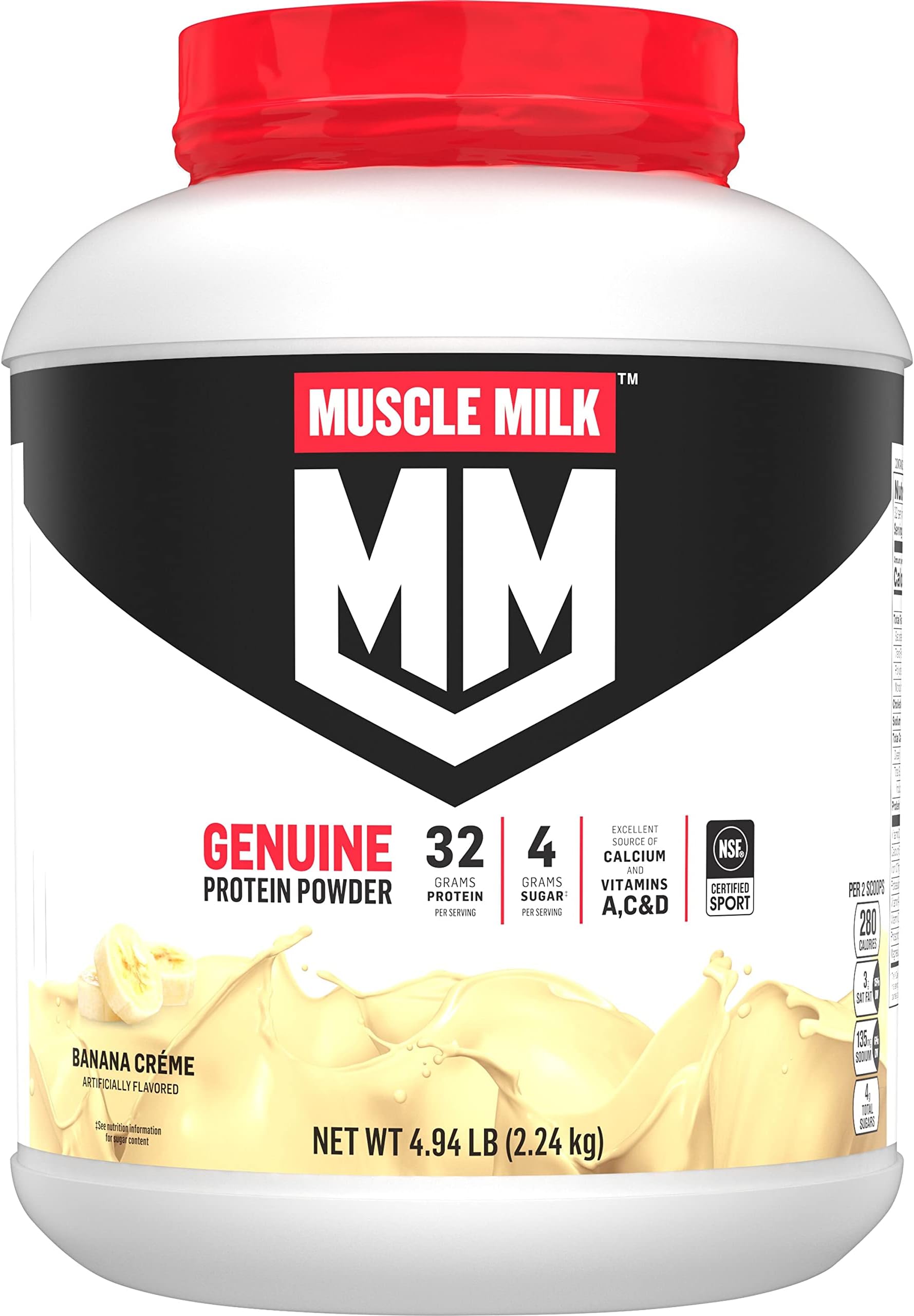 Muscle Milk (8.9 oz (2251 g), Banana, Cream)