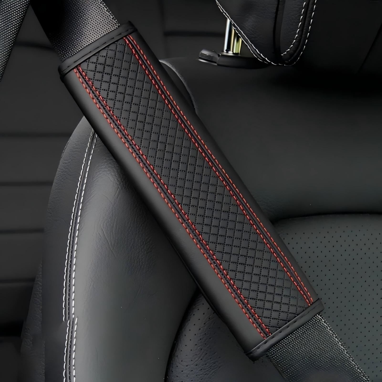 XIAOSAXIAODE Coussin Doux Pour Ceinture Auto, Lot De 2, Protection