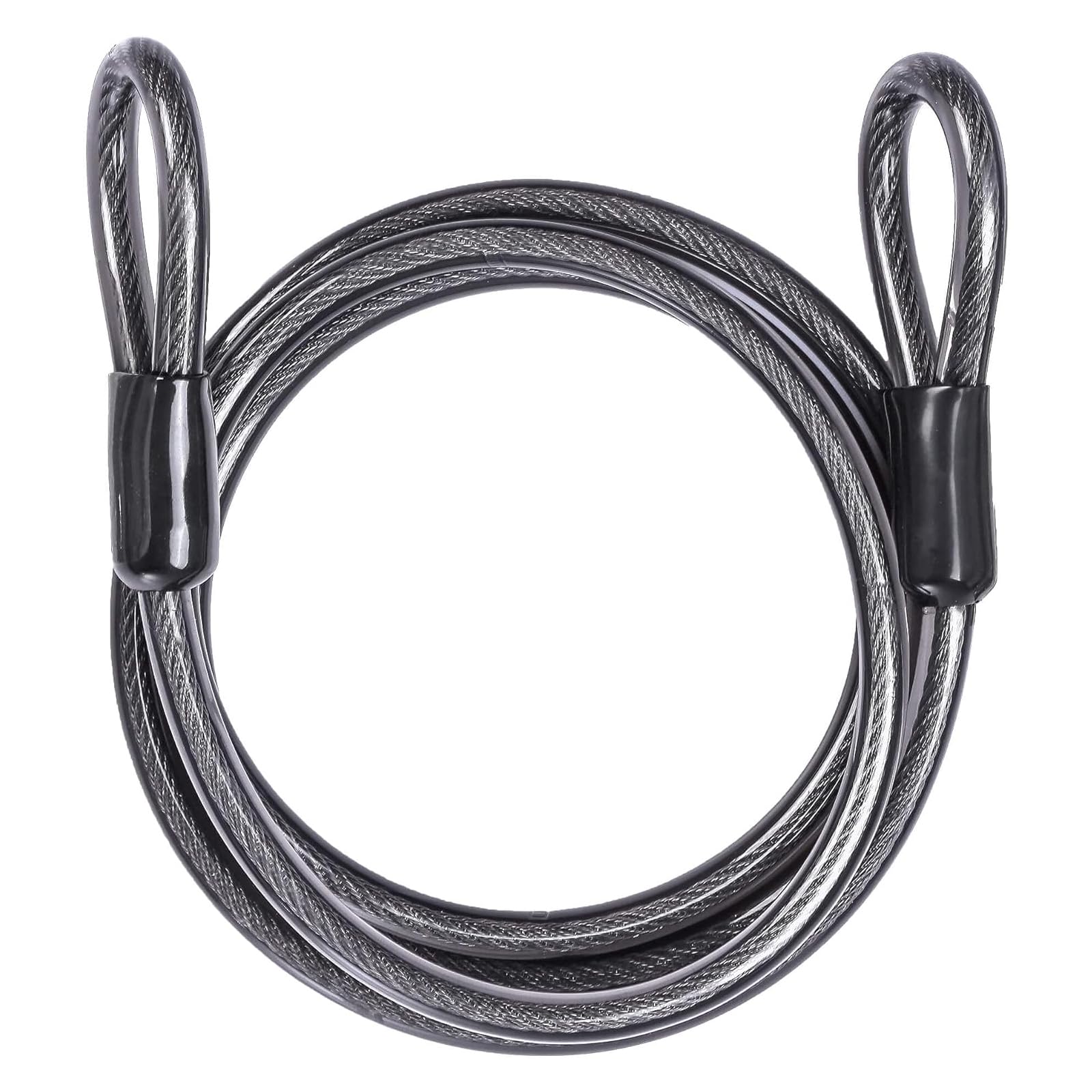 PENCK 2 Security Cable With Loops 5inch Black Sall Cable Lock Vinyl - View #12