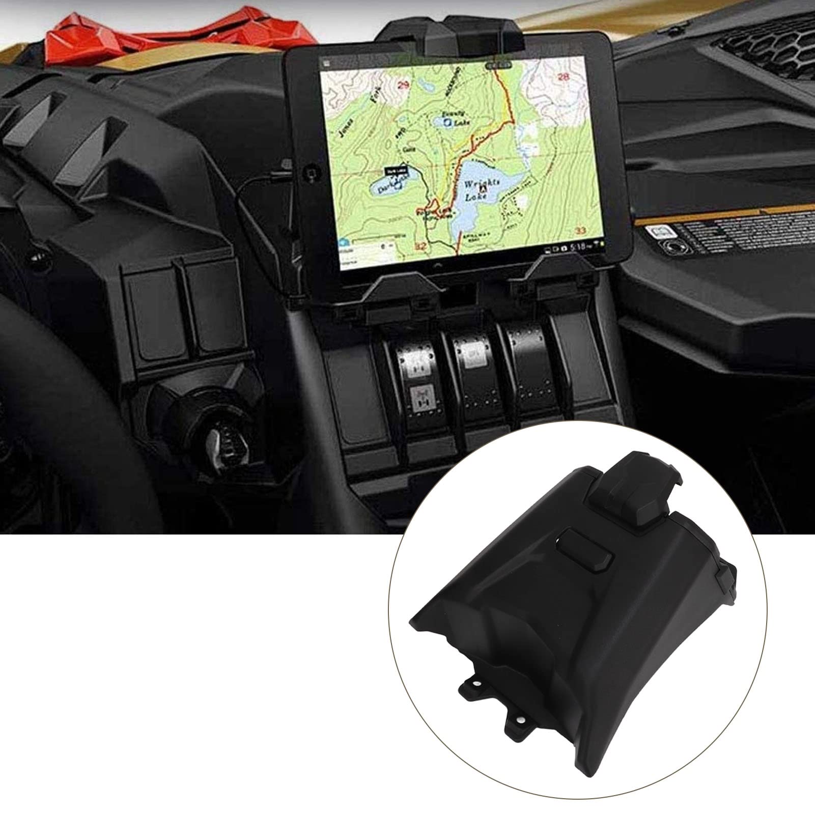 Dispositivo Electrónico Tablet Soporte para Teléfono con Caja de Almacenamiento Bandeja Organizadora para Maverick X3 Sporty Dispositivo Electrónico Teléfono Tablet GPS