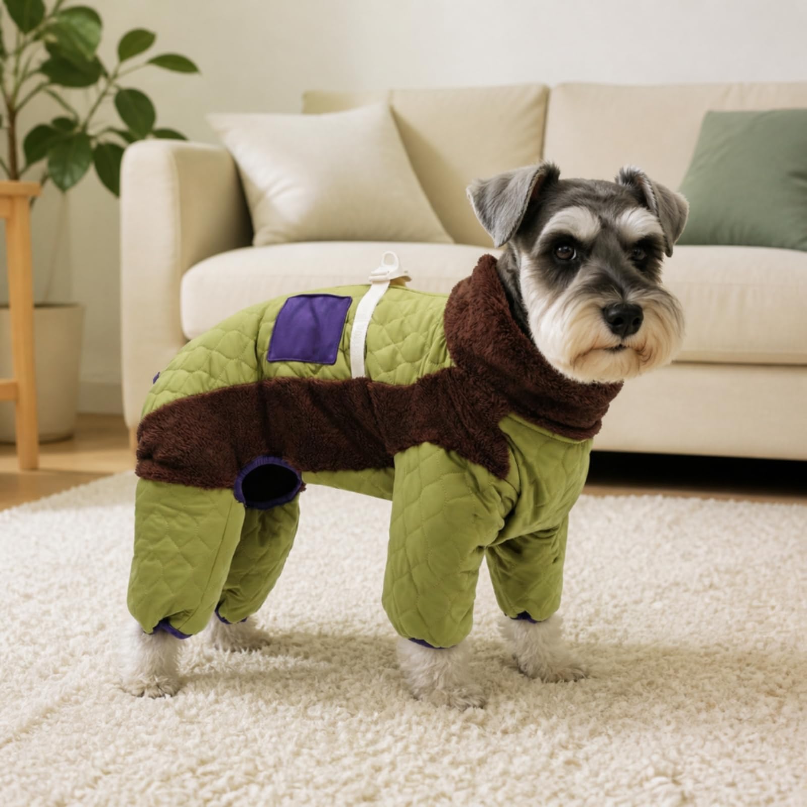Manteau pour Chien Chaleureux, 2XL, Bleu, Bleu