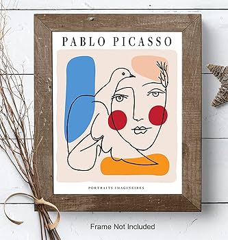 Amazon.com: Pablo Picasso Wall Art & Decor Poster - 8x10