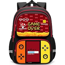 Kids Backpack for Boys, 17 Students Bookbag Ages 6-18 for Teens School