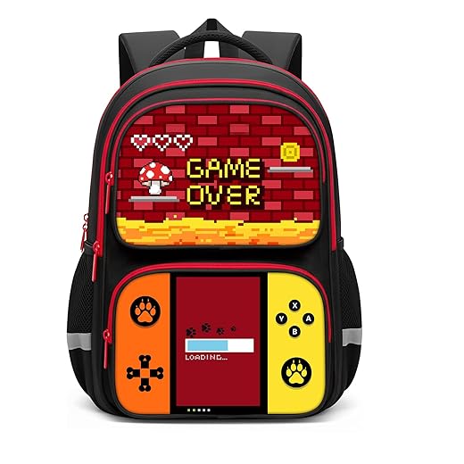 Kit de mochila de jogos para meninos - mochila escolar