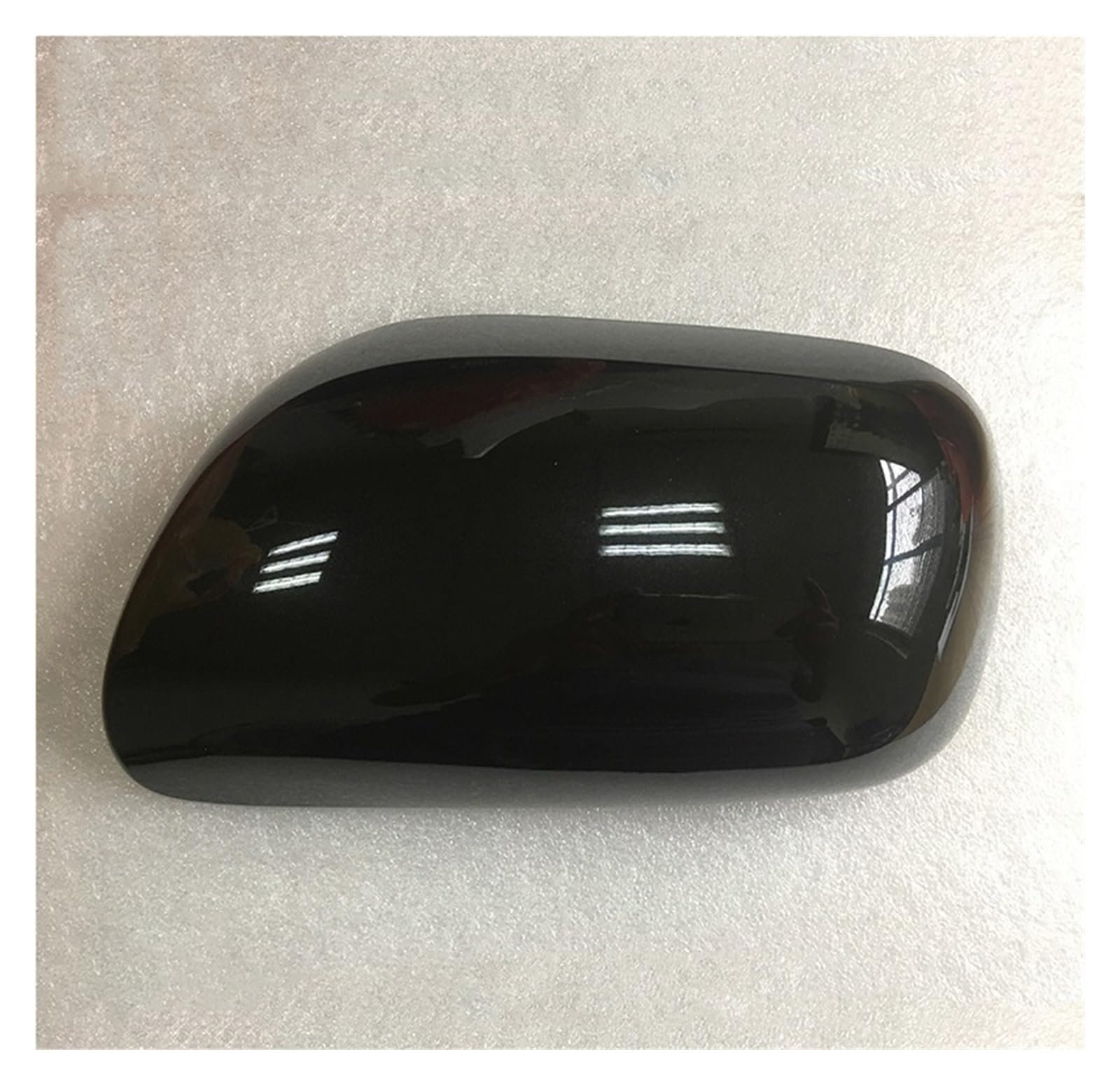 STUIJKVSZ Door Mirror Covers Caps For Toyota Yaris 2006-2011 Rearview Cover Reverse Shell Case Housing Side Wing Cover(Black Left)