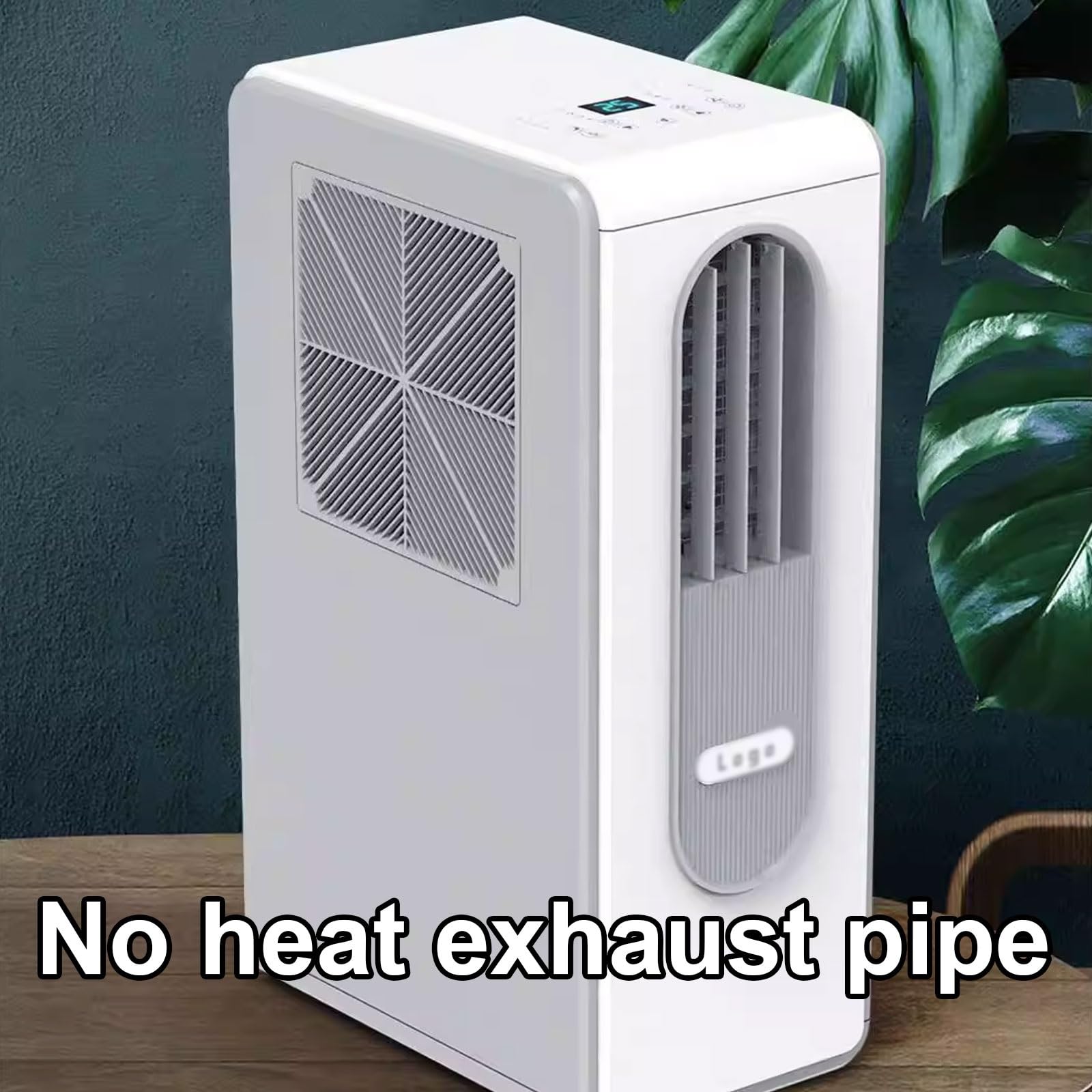 Aire acondicionado portátil, filtro de control de aceite multicapa, funcionamiento de bajo ruido de 38 dB, enfriador silencioso sin ventanas para dormitorio, oficina, habitaciones pequeñas