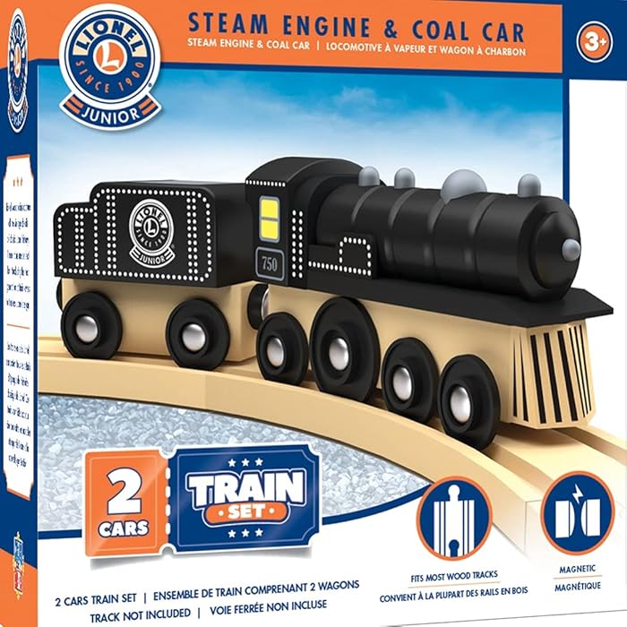 Buy Masterpieces Lionel Collector's Steam Engine & Coal Car Real Wood