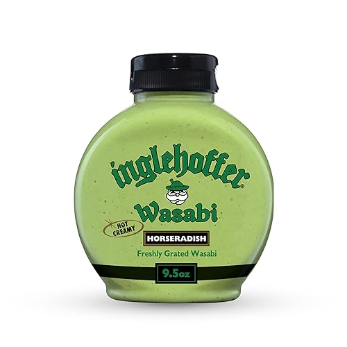 Inglehoffer Wasabi rábano picante, botella para apretar de 9.5 onzas