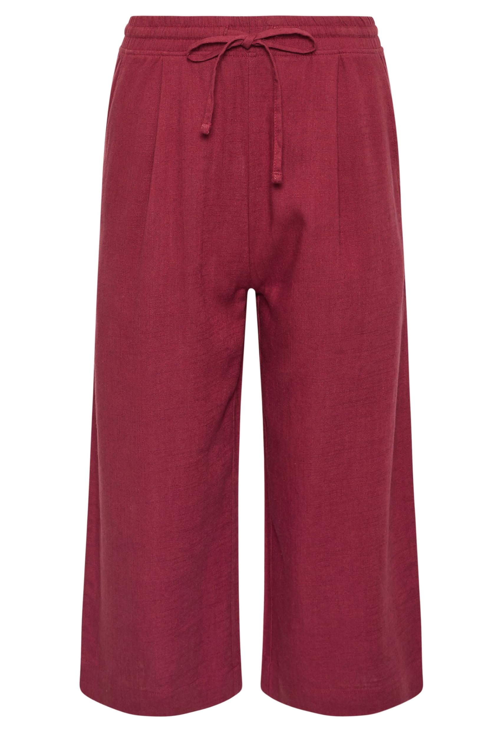M&Co - Women's Culottes - Linen - 16L - Wine