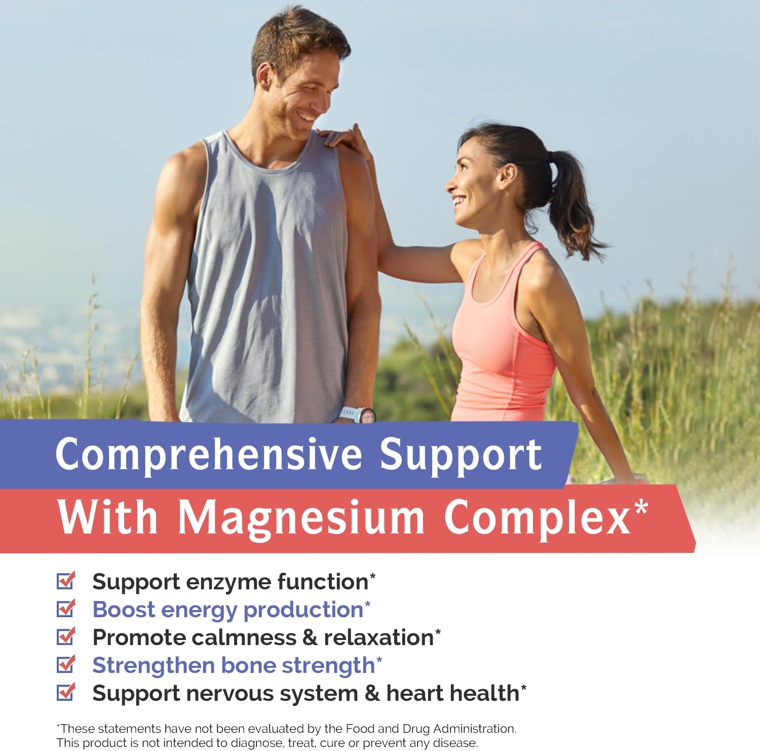 Innate Vitality Magnesium Complex - Magnesium Glycinate, Malate, Citrate, Oxide, 4-in-1 Formula for Energy, Bones & Nerves, Vegan & No Gluten, 240 Capsules
