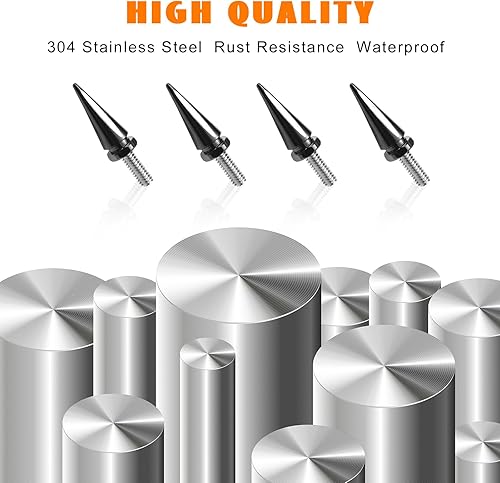 Miniatura 9 de 5 tornillos para parabrisas de motocicleta, pernos de punta de carenado para Harley Touring Electra Glide, Street Glide, Ultra Limited y Tri Glide