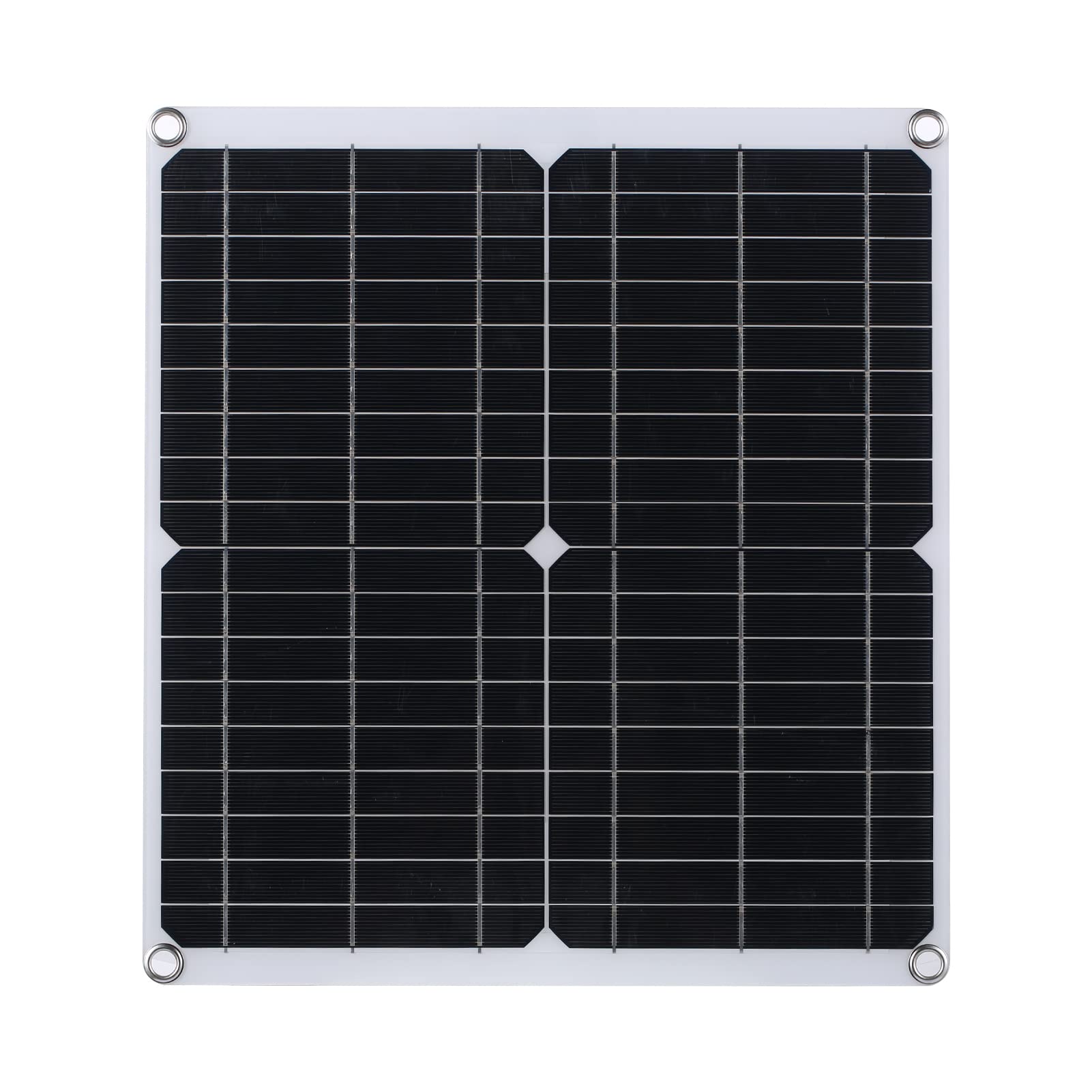 Caricabatterie e mantenitore di Batteria Portatile da Pannello Solare da 20 W, Caricabatterie di Mantenimento Impermeabile con regolatore di Carica Intelligente per Barca da