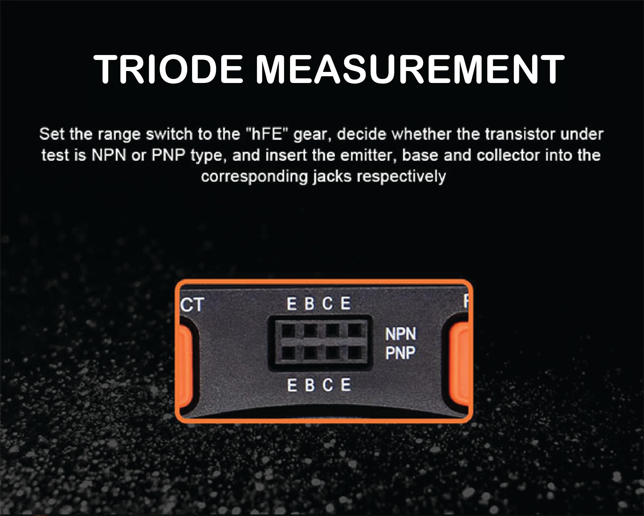 BTH H603 True RMS Digital Multimeter with Non contact voltage, Temperature, capacitance and Triode — Amazon image 5