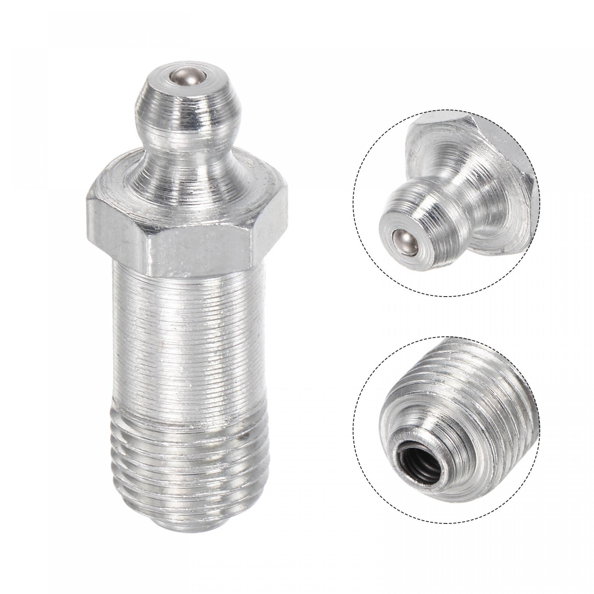 CoCud Edelstahl-Gerade-Schmiernippel | Gewinde G1/8 Produktbild-Vorschau 8
