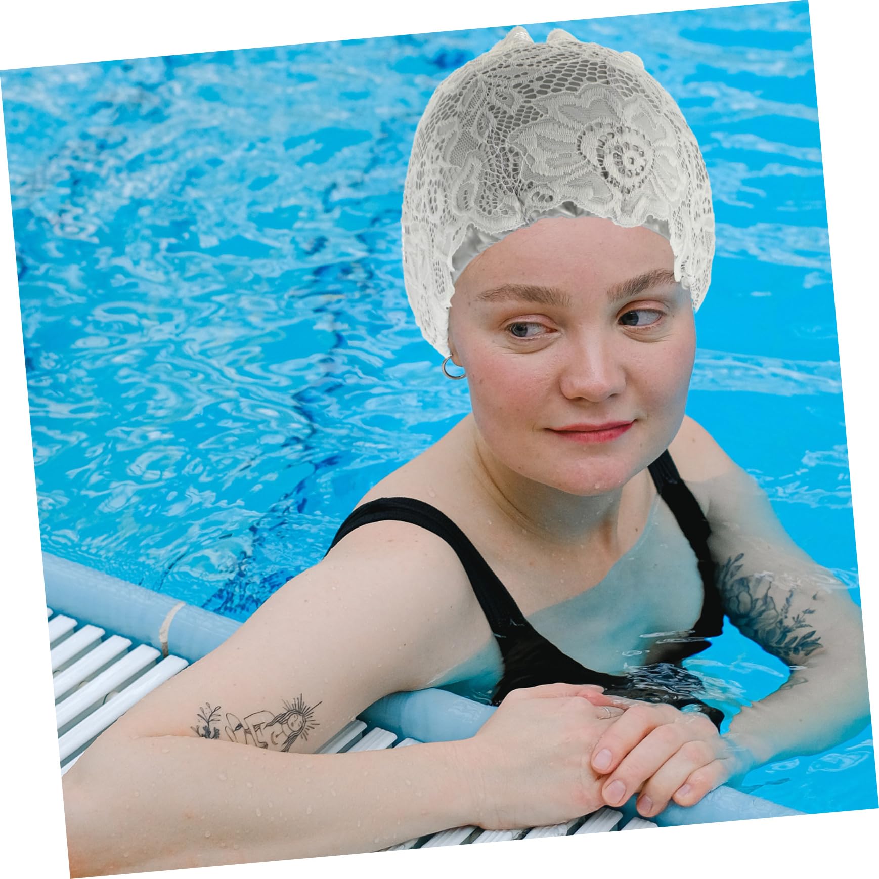 ibasenice Elasticizzati Pu Con Impermeabili Per Donne Adatti Per Piscina E Comfort