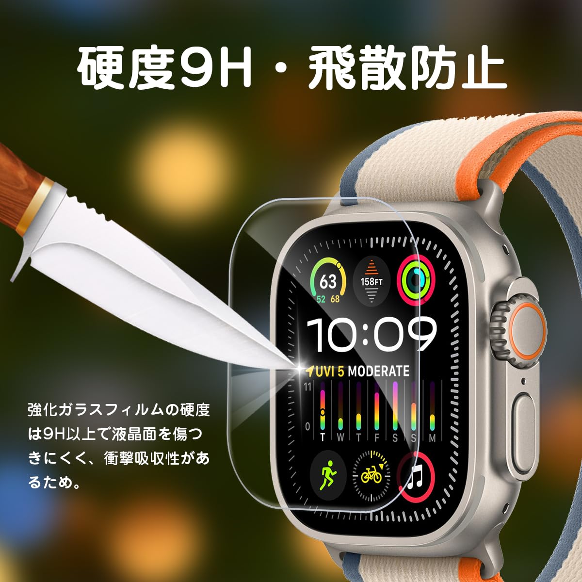 Amazon.co.jp: 【2枚入り】Apple Watch Ultra 2024 / Ultra 2 / Ultra 