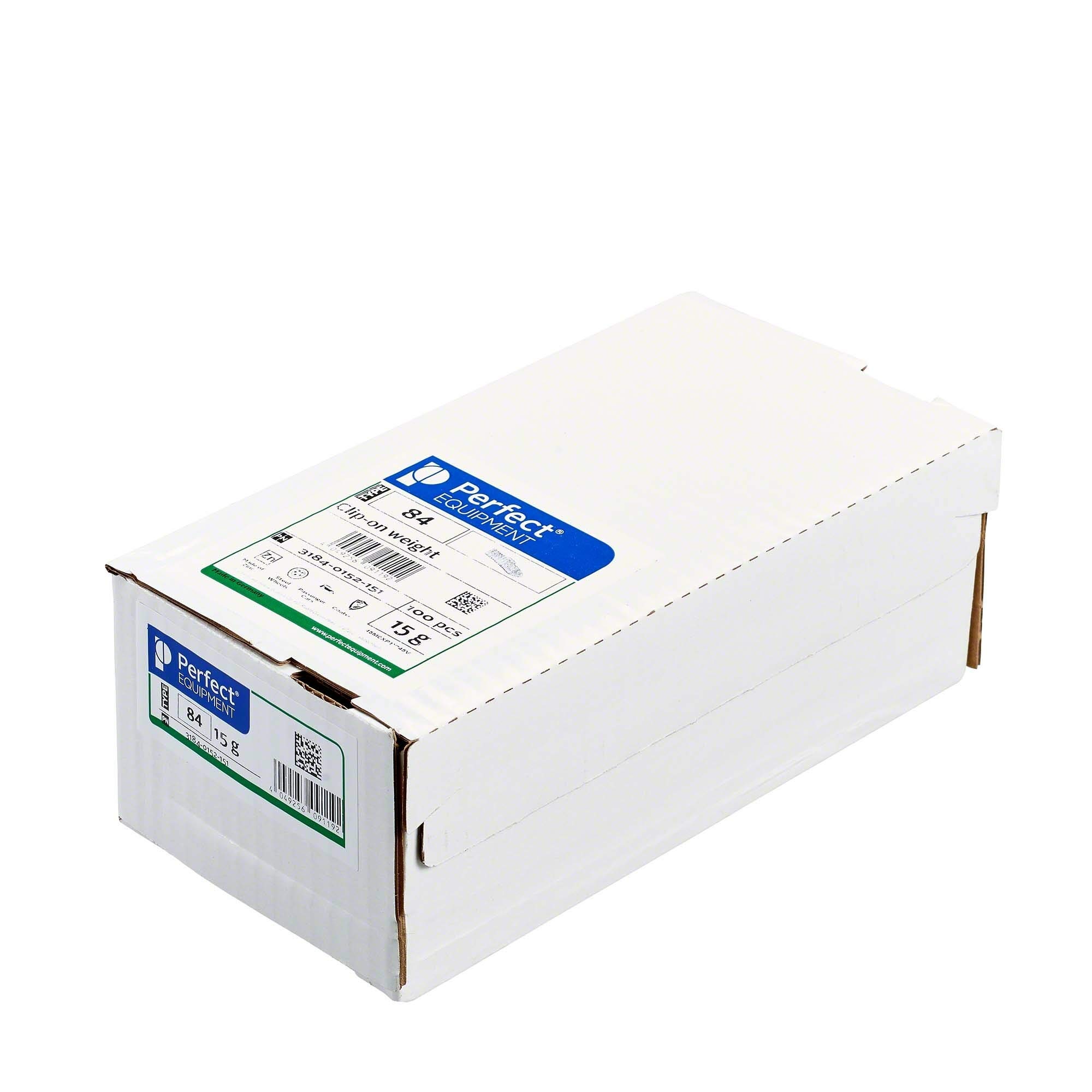 100× masse à frapper Perfect Equipment -Typ 84- 15 g, zinc, argent