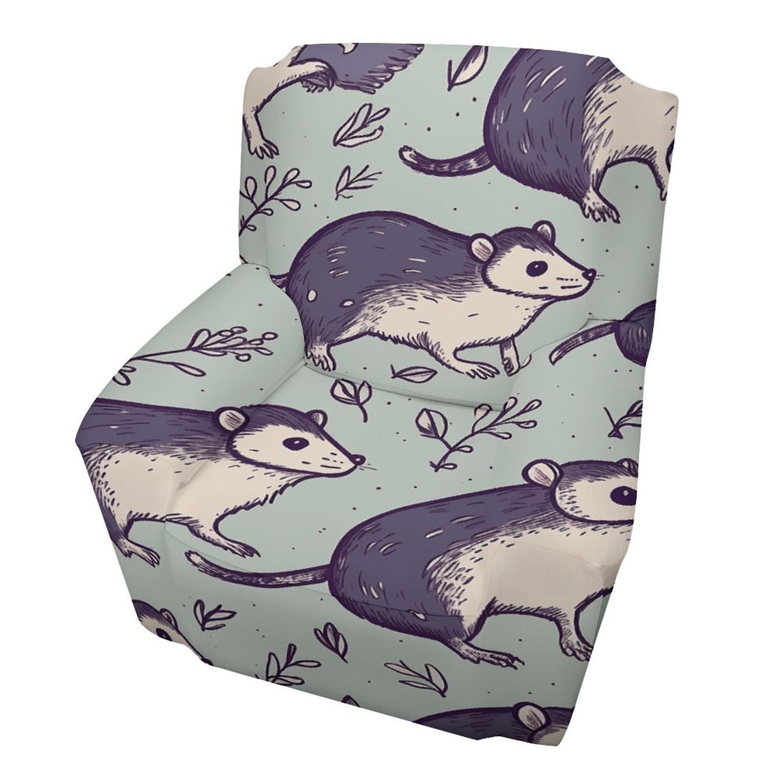 Fekiloot Style Opossum Couch Cover Sofa Cover Sofa Slipcover