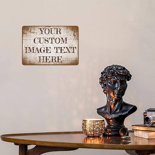 Miniatura 3 de Letreros personalizados de metal para exteriores, letreros personalizados para oficina, negocios, retro, para exteriores, interiores, hogar,