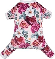 Vista 9 de CuteBone - Pijama mameluco de Navidad para perros, linda para vacaciones de invierno, P186XS