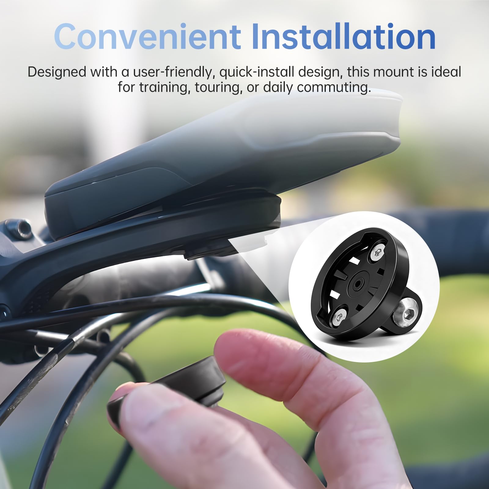 Set 2 Adattatori Universali Per Supporto Bici: Compatibili Garmin Edge E GoPro – Distanza 22mm Per Luce E Fotocamera