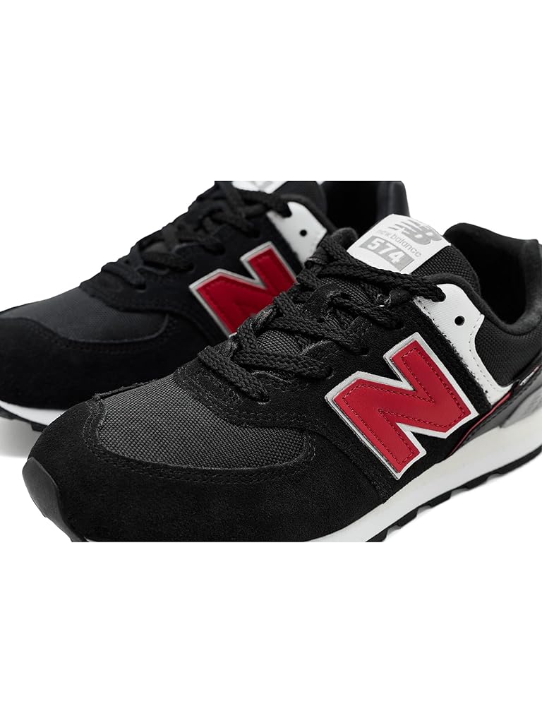 Black New Balance 574v1 (Big Kid)