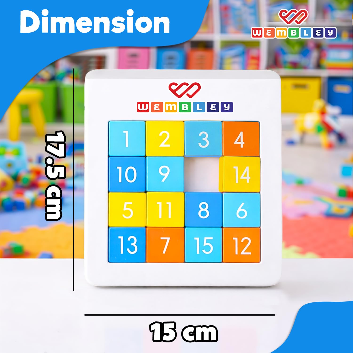 Wembley Number Brain Puzzle Game for Kids | Educational Toy for Boys & Girls Ages 5-14 Years | Improves Focus & Problem Solving — Amazon image 2