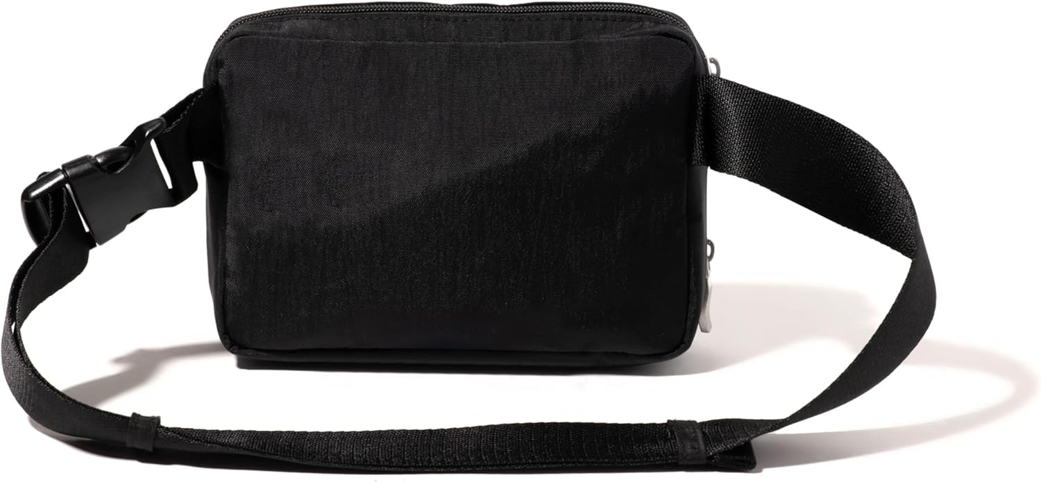 Baggallini Modern Belt Bag 5x8 Travel Fanny Pack Sling Bag Waistpack w/RFID Card Holder Water-resistant Crossbody Bag