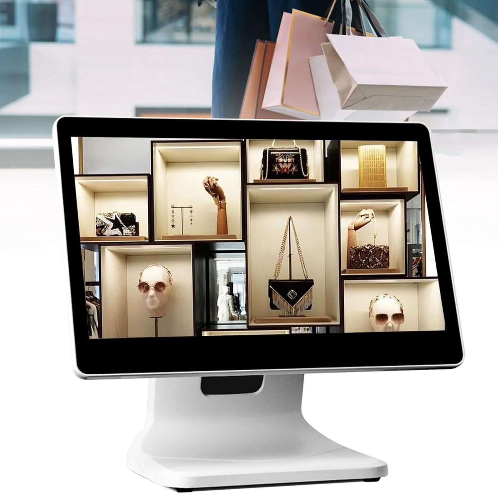 Caja registradora Inteligente Todo en uno con Pantalla táctil | Caja registradora inteligente y terminal TPV con pantalla táctil de 15,6"; sistema de caja registradora