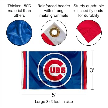 Chicago Circle Logo Flag
