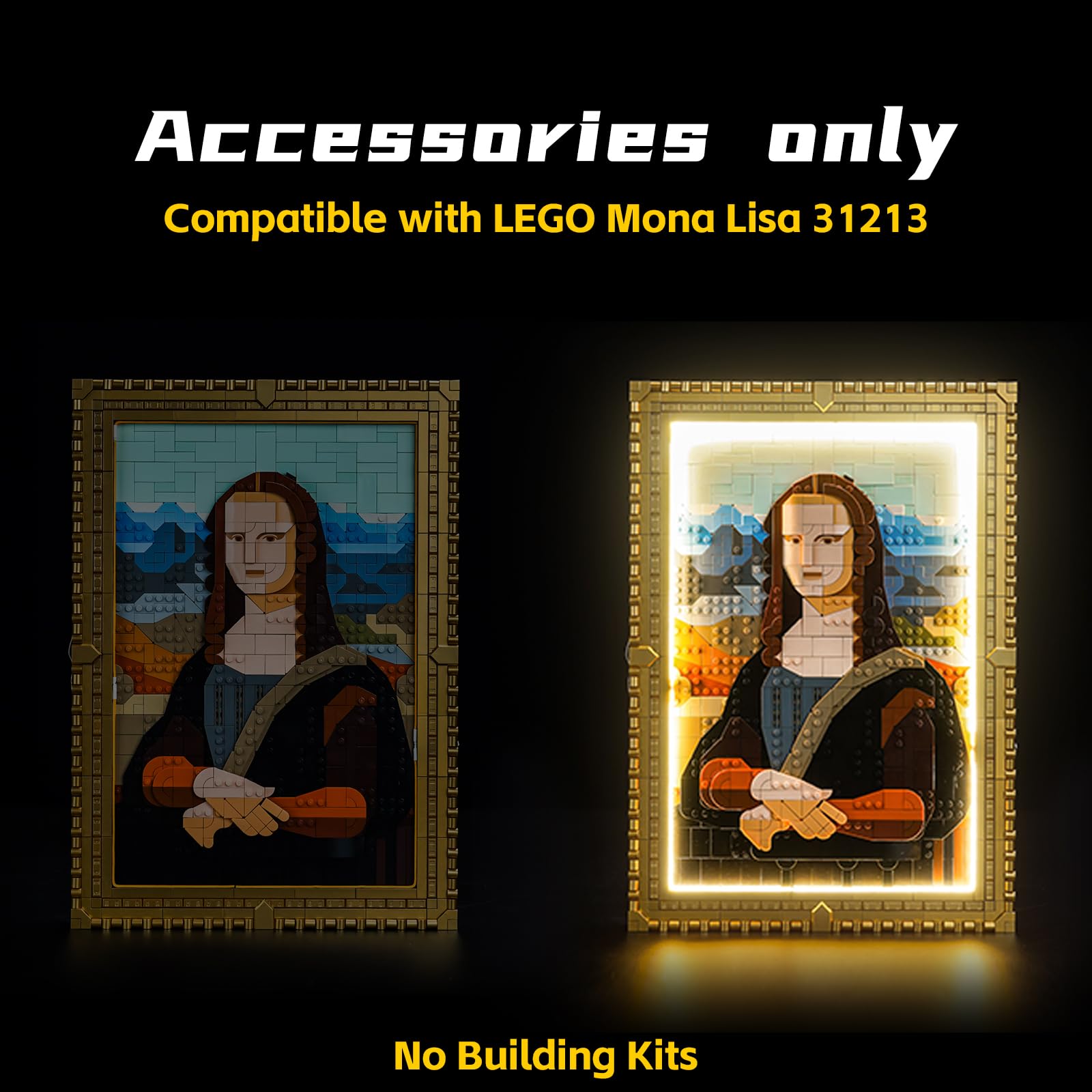 Led Light Set Compatible with Lego 31213 M'ona Lisa (No Model), Decoration Lighting Set for M'ona Lisa Creative Toys - Standard Version - Image 2