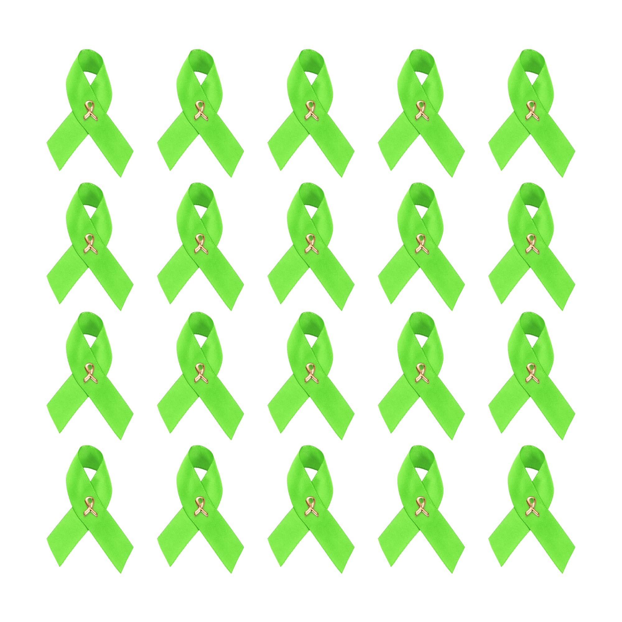 1/2/5/10/25/50/100pcs Satin Awareness Ribbon Pins (Pick your color), for Cancer &amp; Disease Awareness, Bulk Quantities for Fundraising, Events, Gift Giving