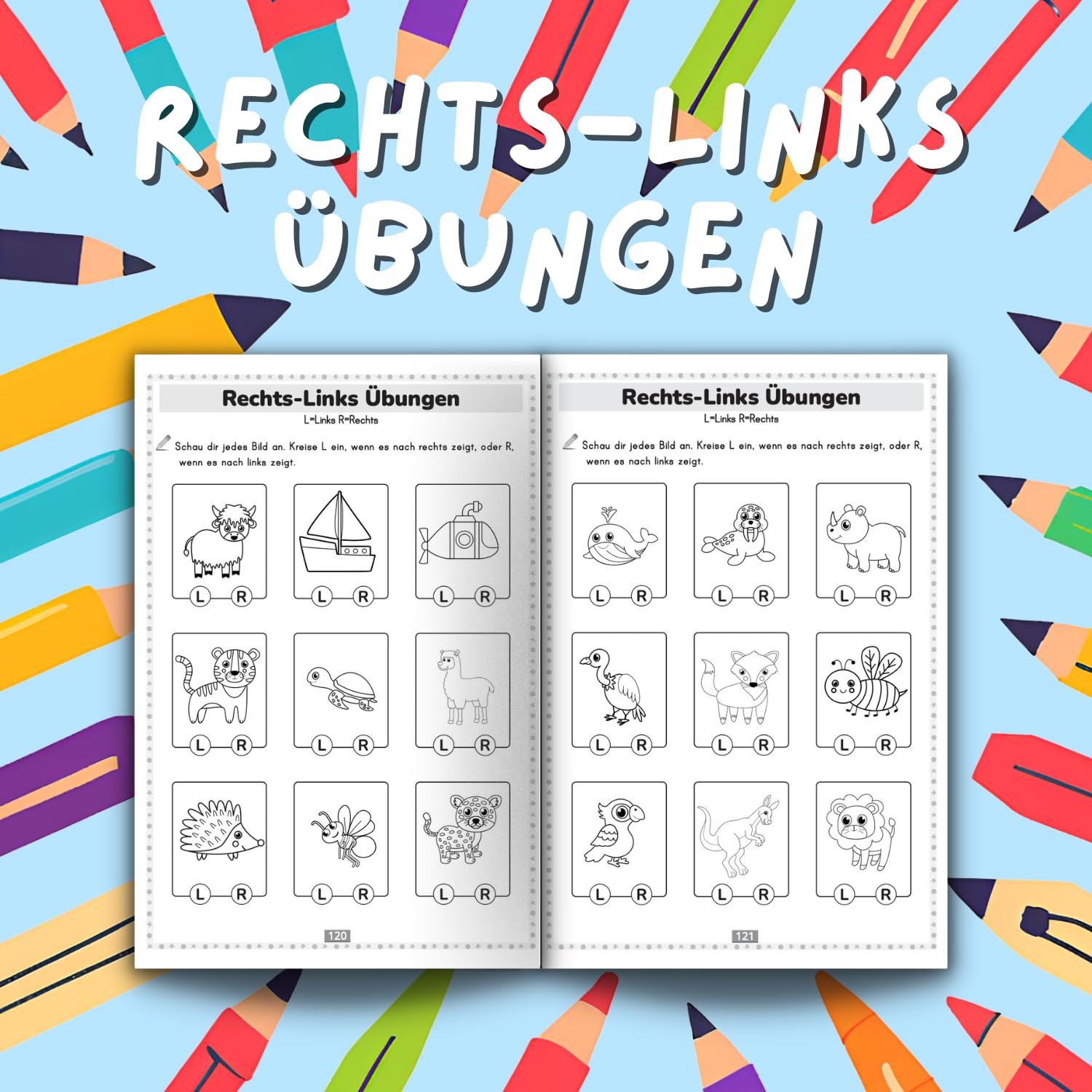 XXL Vorschulheft ab 5 Jahren für Jungen und Mädchen: 8 in 1 Übungsbuch zum einfachen Zahlen und Buchstaben lernen | Ideal für Kindergarten, Vorschule und Schulanfänger