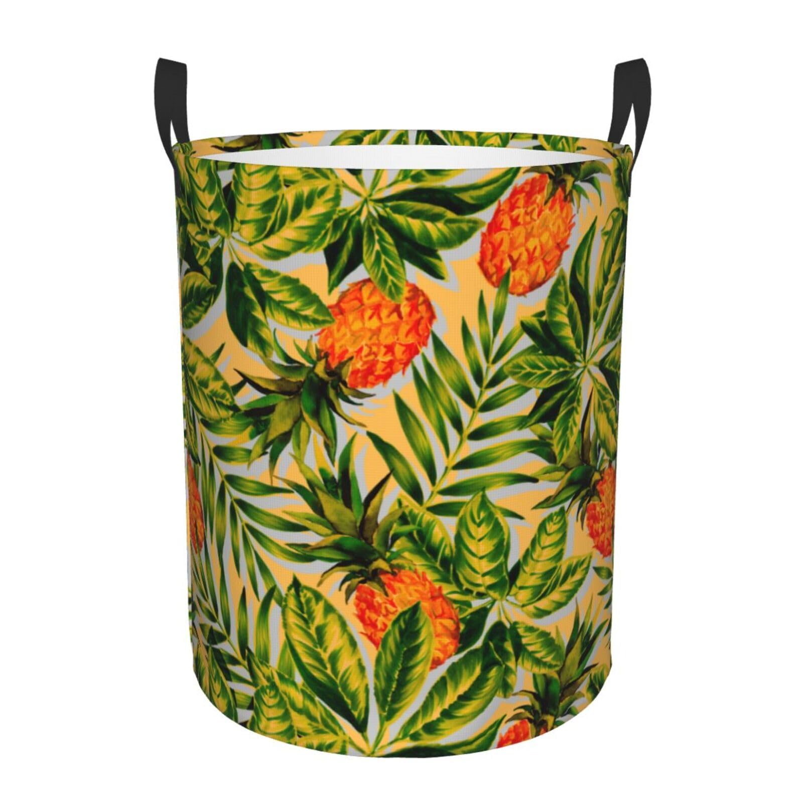 Laundry Hamper Watercolor Pine Laundry Basket Waterproof Personality Fashion Hampers for Laundry Large Collapsible Laundry Basket Storage Basket for Dorm and Home