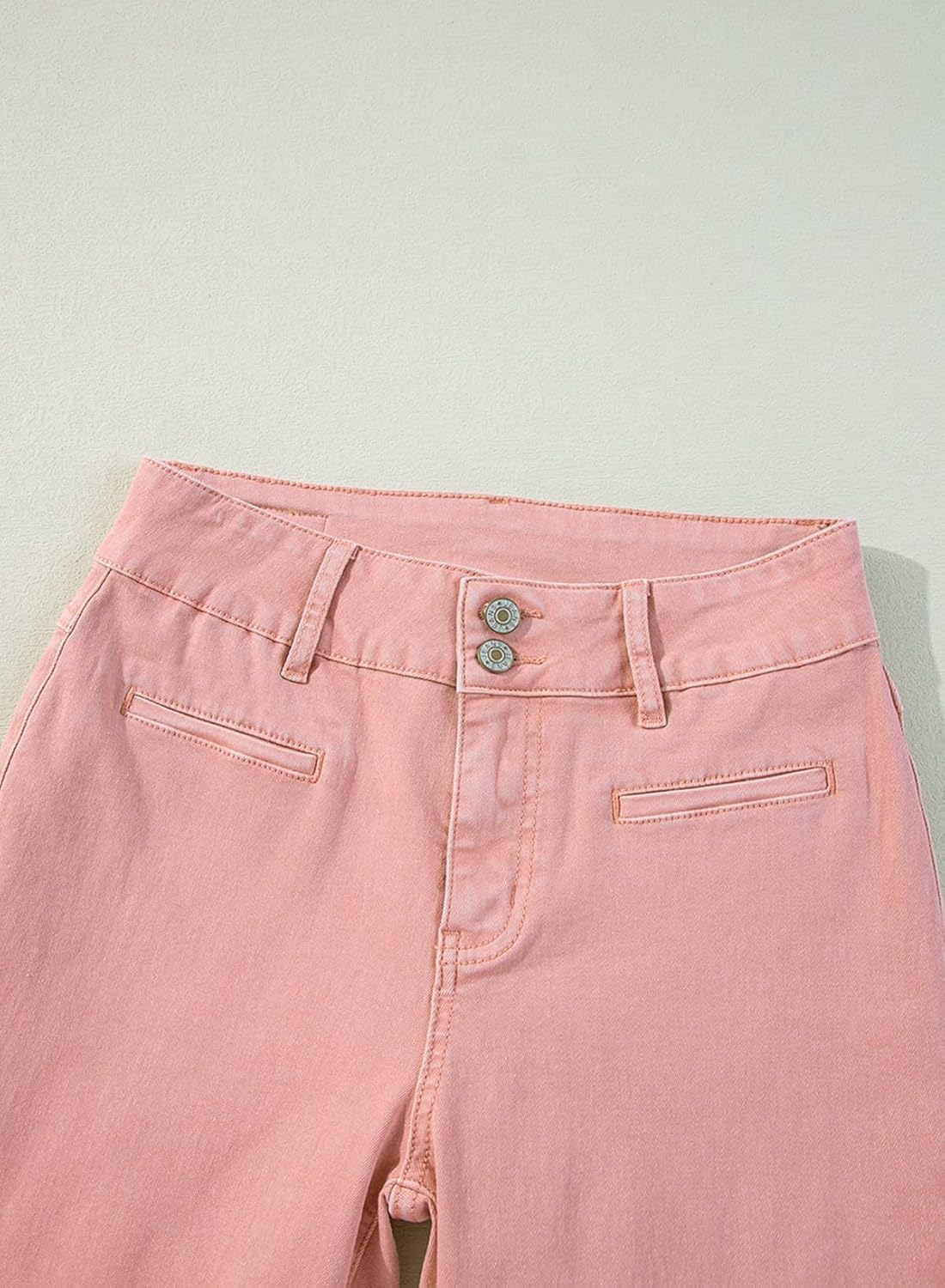 Sidefeel Women's Jeans High Waisted Straight Leg Stretchy Jeans Trendy Loose Wide Leg Zimbaplatinum Denim Pants with Pockets - Image 3