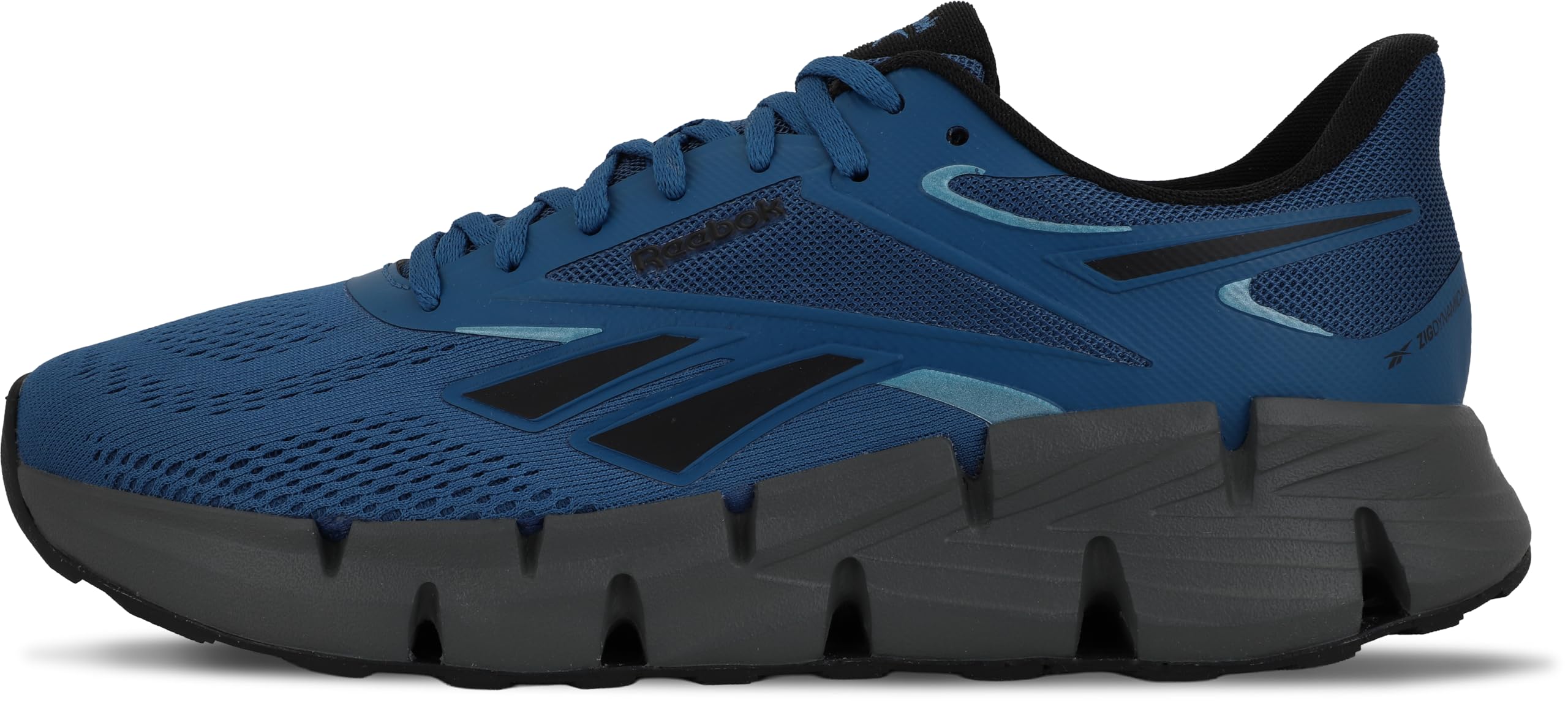 Reebok - Zig Dynamica 6 Running Shoes, Man  Navy/Grey/Black Men's Size 37.5