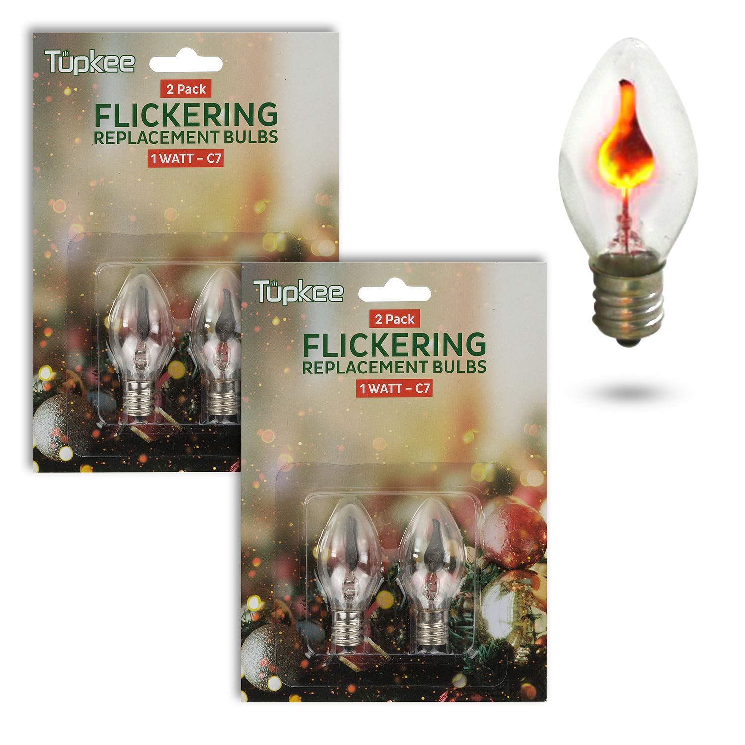 Tupkeec7 Flickering Flame Bulb 1w Light Bulb W Orange Glow | Desertcart  Seychelles, image size:1500x1500
