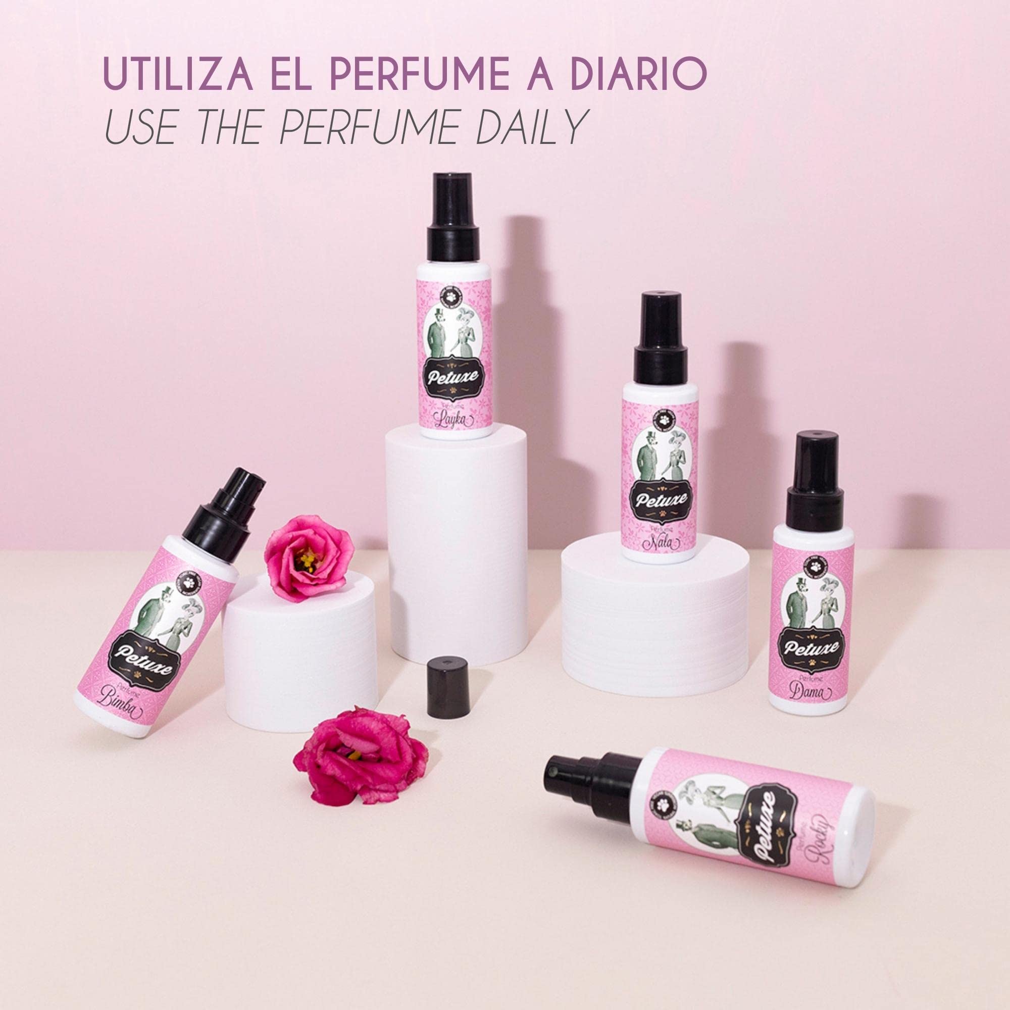 Petuxe Parfum Vegan pour chiens d'origine naturelle. Spray de Cologne pour animaux de compagnie. Correcteur d'odeurs d'animaux. Chiots et adultes. Effet longue durée (Thor)