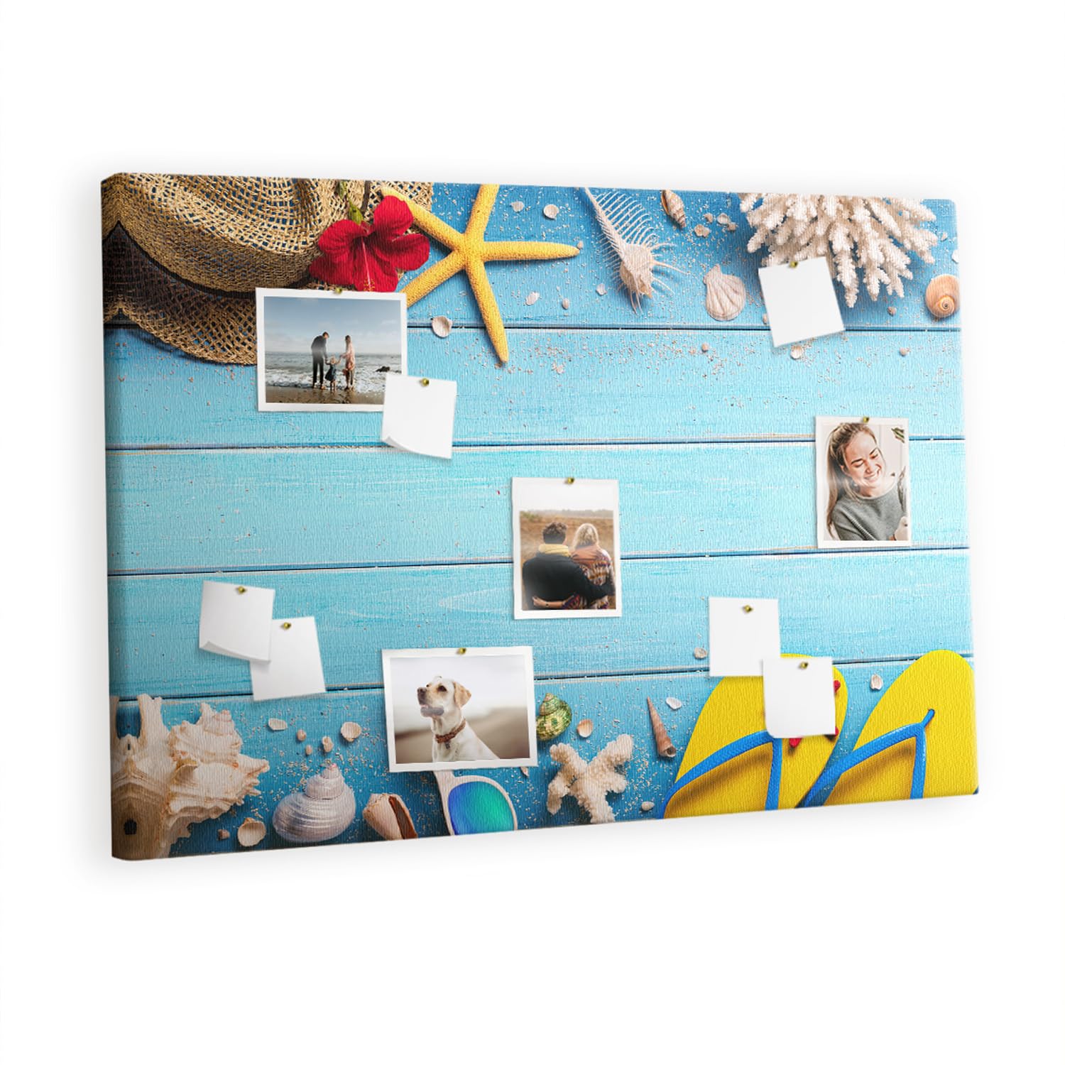 Tableau mural liège horizontal planche de bureau pour projets et planification école - 7
