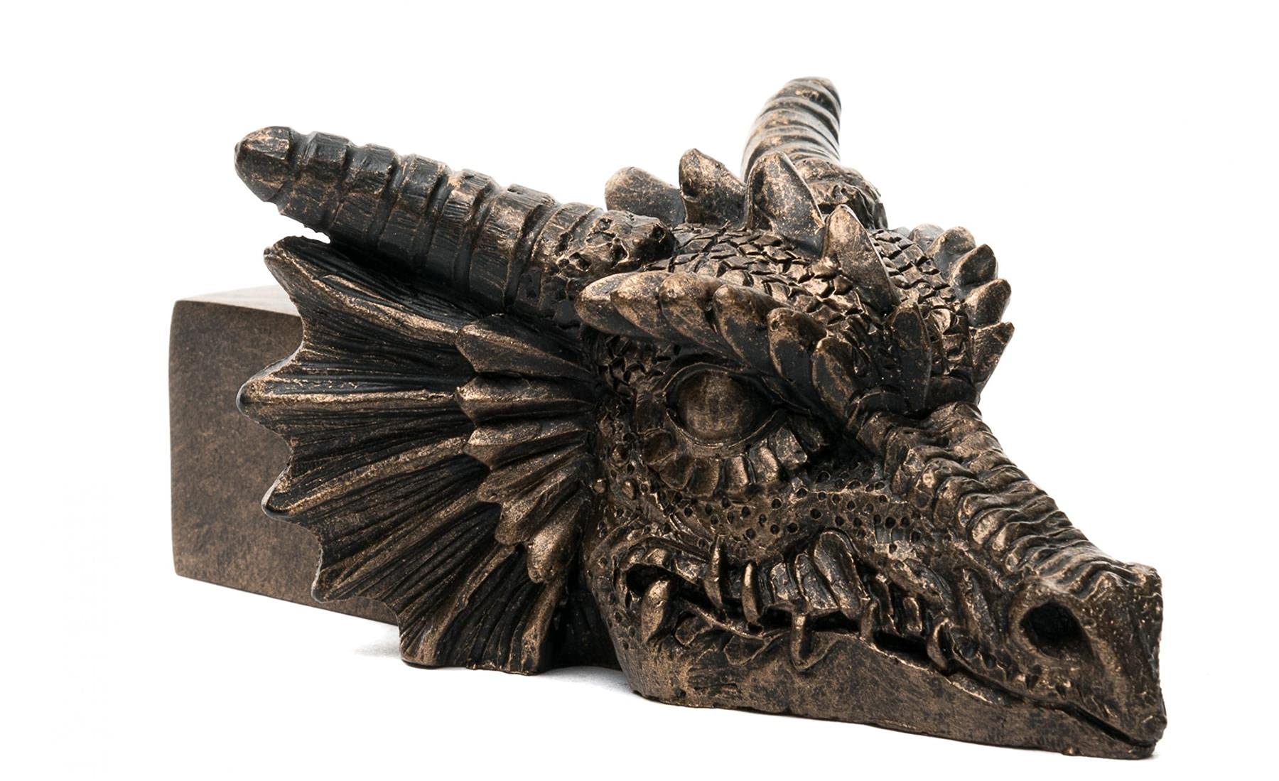 Potty Feet Piedini decorativi a tema drago, colore bronzo, set di 3