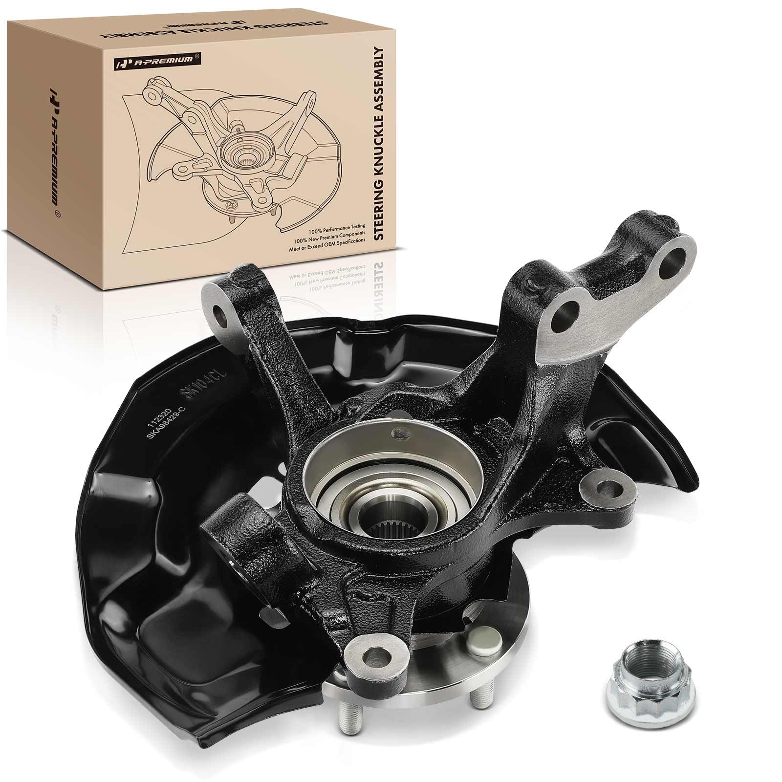 Photo 1 of A-Premium Front Steering Knuckle & Wheel Bearing Hub Assembly Compatible with Toyota Sienna 2004-2010 Van, AWD, Left Drive Side, Replaces 4321208020, 435020E030